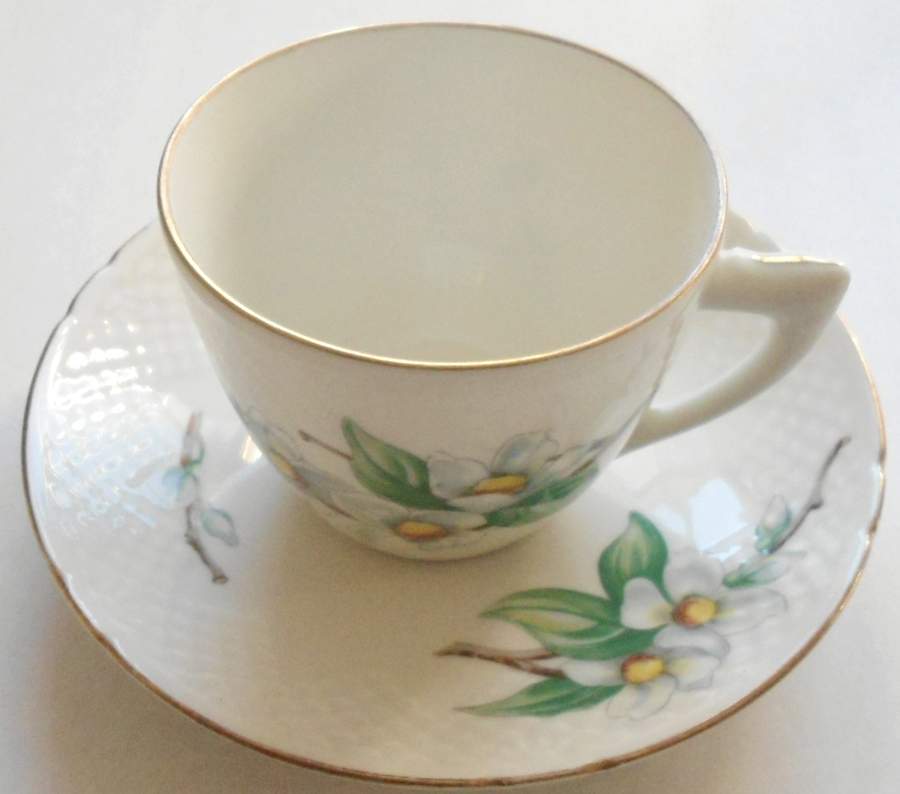 BIG95 Flat Demitasse Cup & Saucer Set by Bing & Grondahl-1
