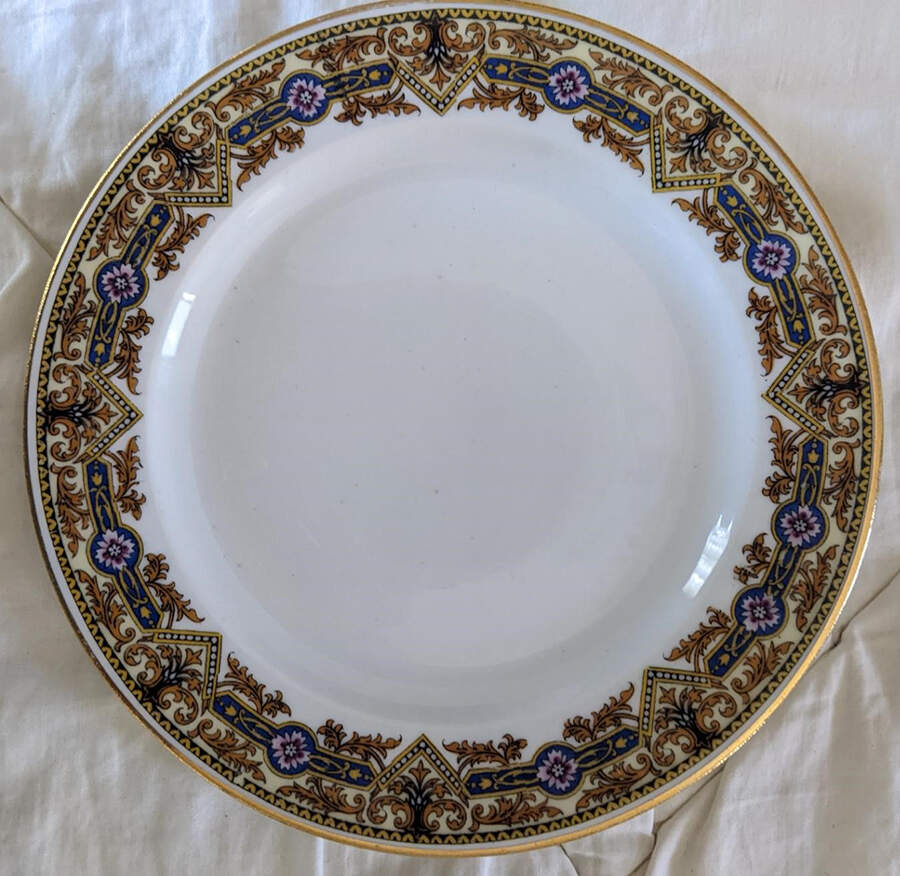 BOJ100 Dinner Plate by Jean Boyer (Limoges)-1