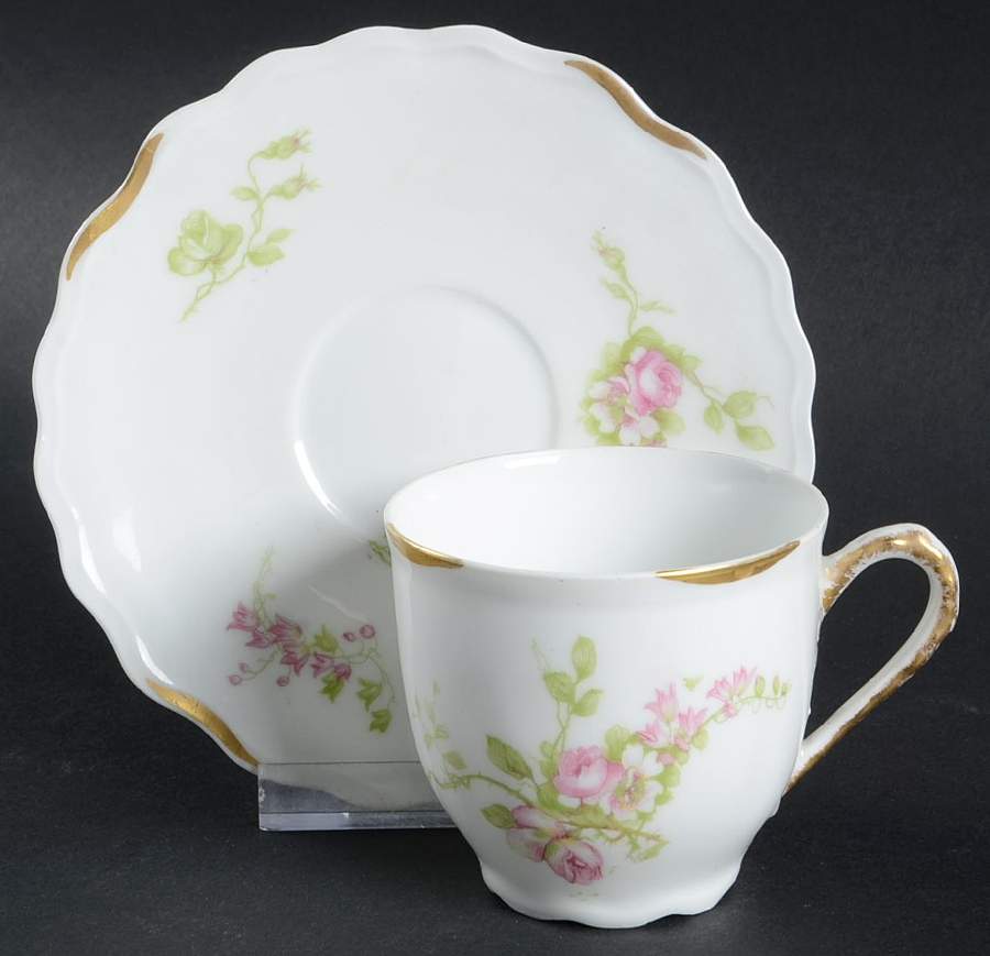 BLH83 Flat Demitasse Cup & Saucer Set by Blakeman & Henderson-1
