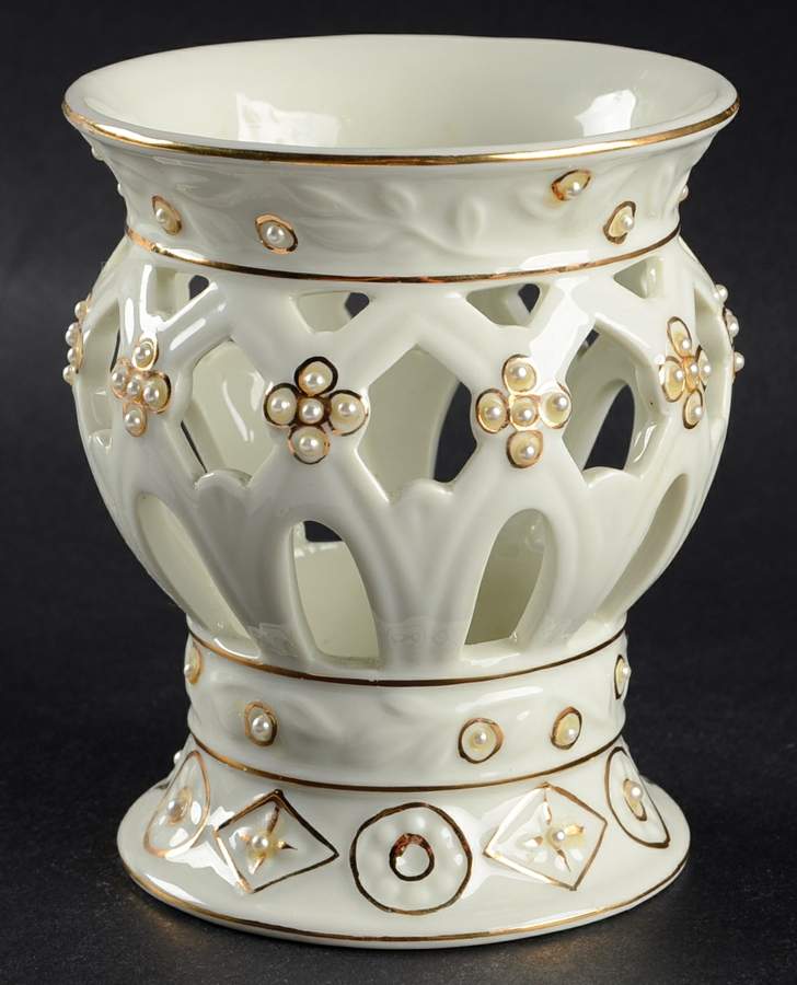 Ivory & Pearl Collection Votive Candleholder by Baum Brothers-1