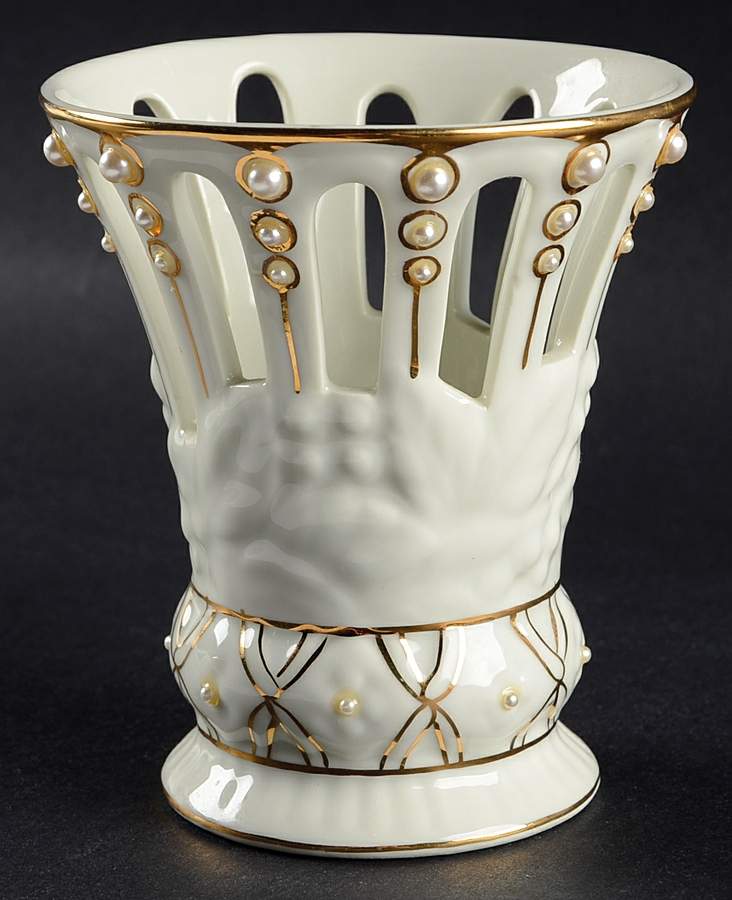Ivory & Pearl Collection Votive Candleholder by Baum Brothers-1