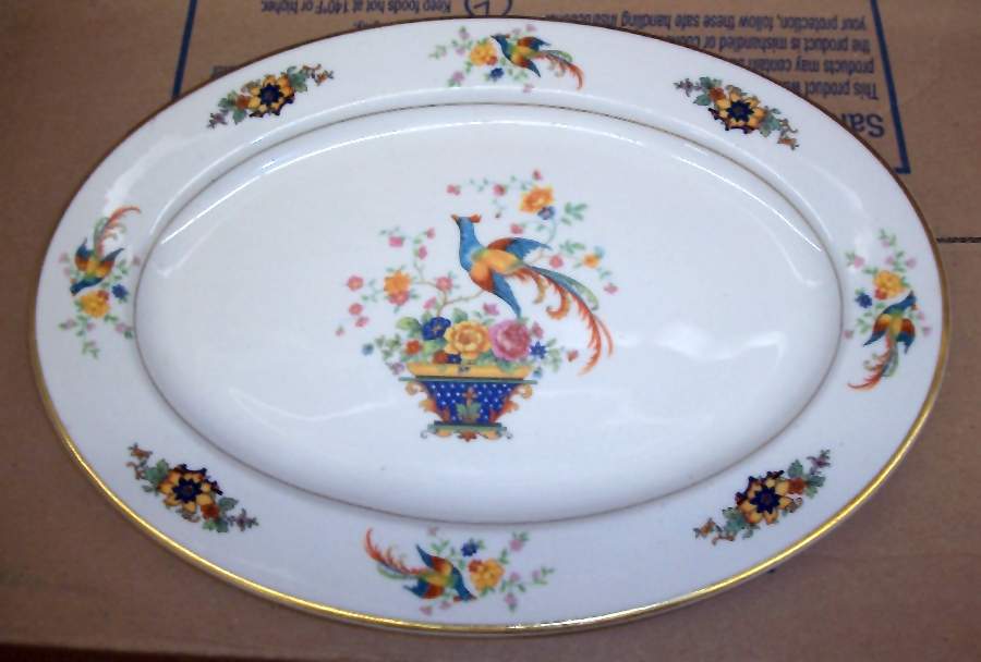 BFB4 14" Oval Serving Platter by Belle Fine China-1