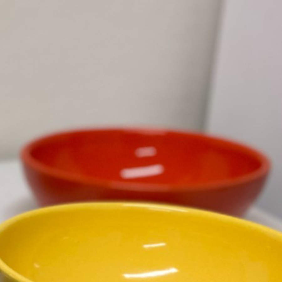 Ring Orange (New, Circa 2000) Coupe Soup Bowl by Bauer-1