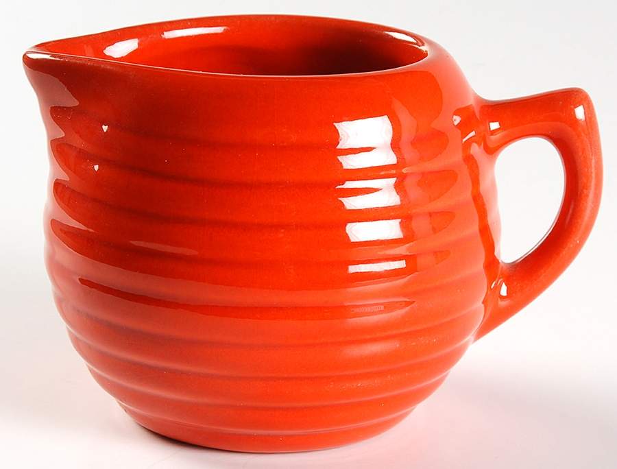 Ring Orange (New, Circa 2000) Creamer by Bauer-1