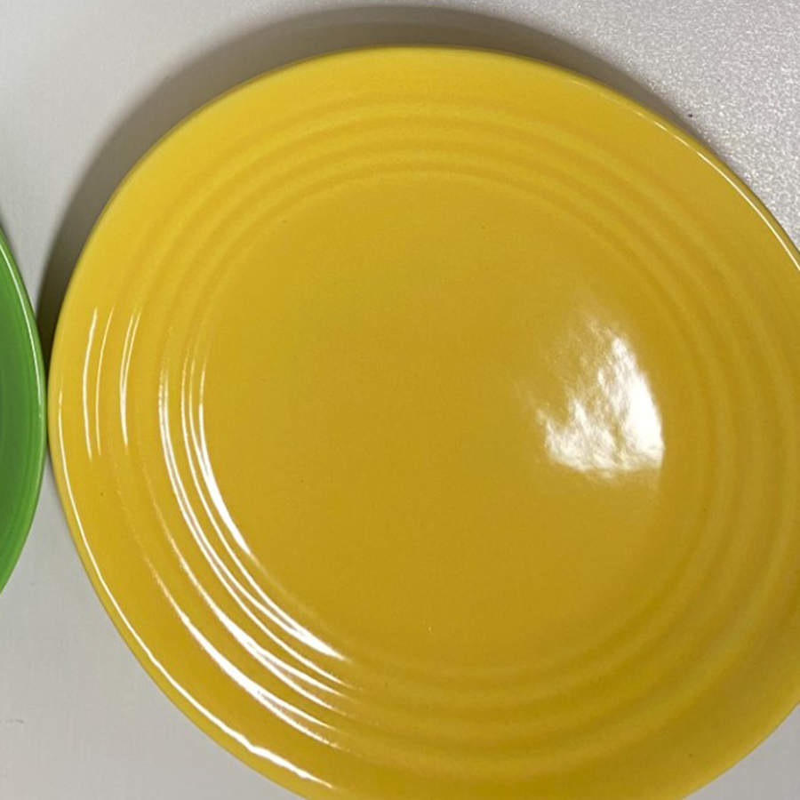 Ring Yellow (New, Circa 2000) Salad Plate by Bauer-1