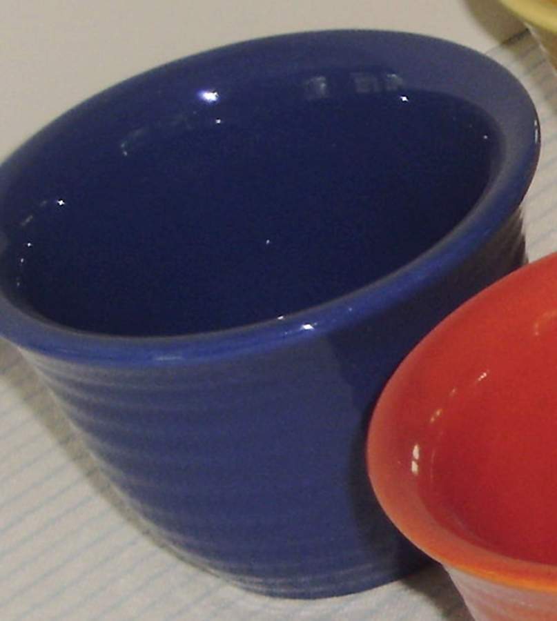 Ring Federal Blue (New, Circa 2000) Custard Cup by Bauer-1