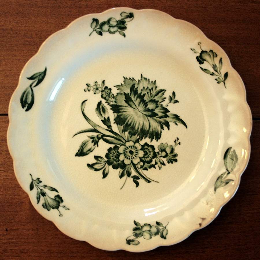 Carnation Salad Plate by Booths-1