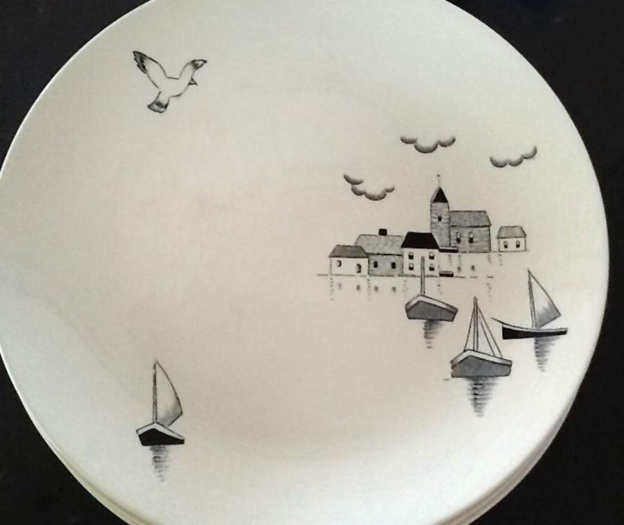 Polperro Dinner Plate by Burgess & Leigh-1