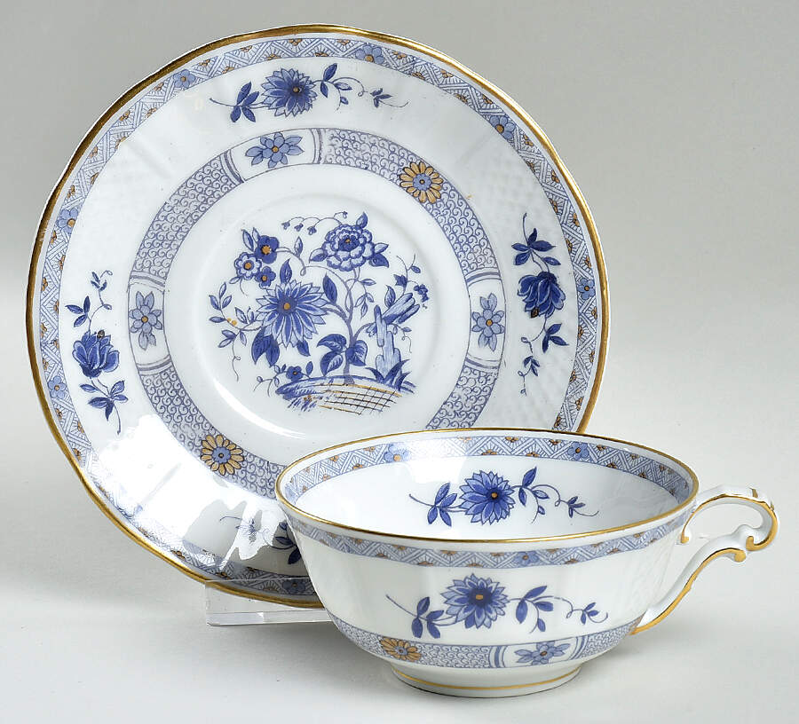 BER650 Footed Cup & Saucer Set by Bernardaud-1