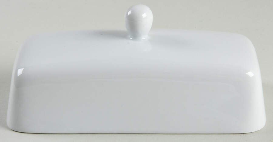 Whiteware (Square) Savion Lid for 1/4 Lb Butter by Better Homes and Gardens-1