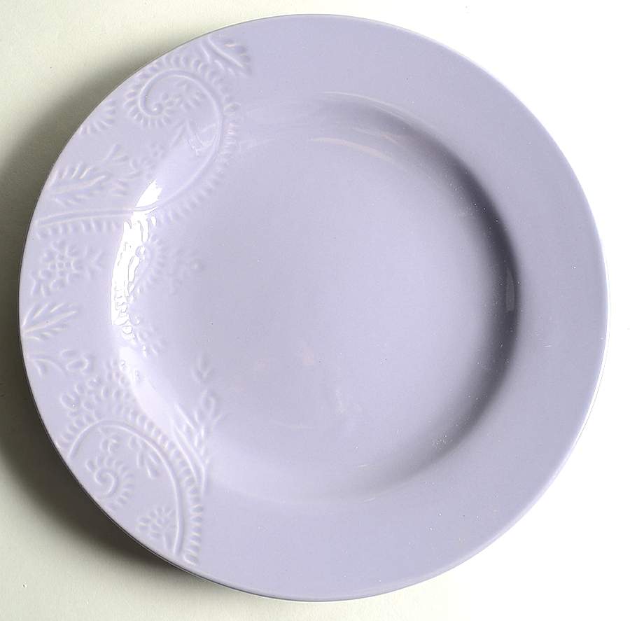 Paisley Vine Lavender Dinner Plate by BonJour-1