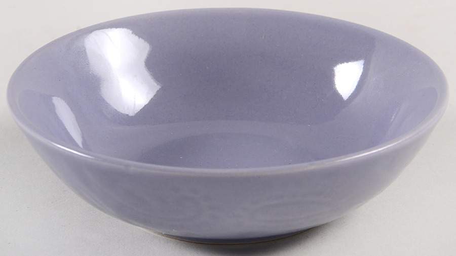 Paisley Vine Lavender Fruit/Dessert (Sauce) Bowl by BonJour-1