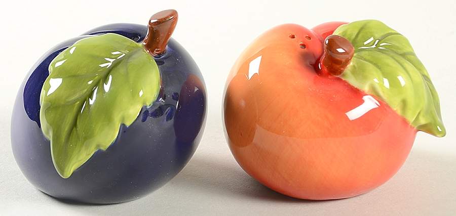 Orchard Harvest Figural Salt & Pepper Set by BonJour-1