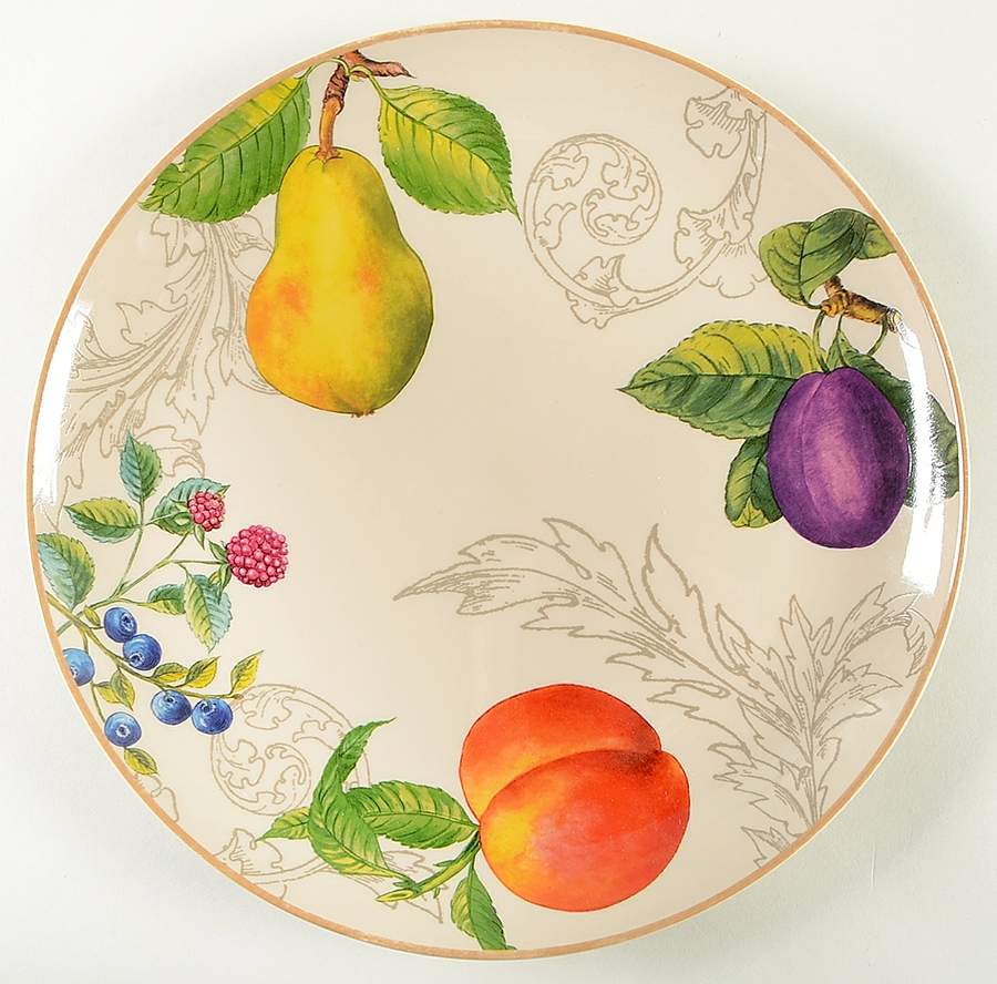 Orchard Harvest 12" Chop Plate (Round Platter) by BonJour-1