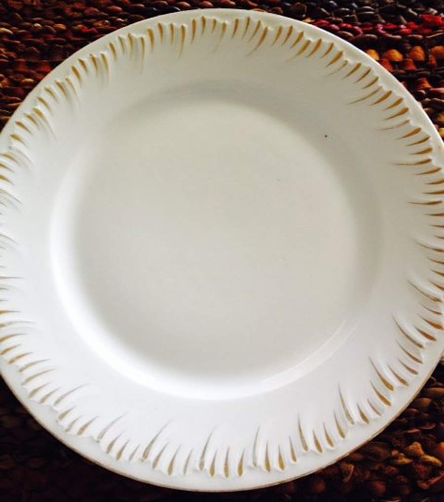 B2H8 Dinner Plate by Benjamin F Hunt & Son-1