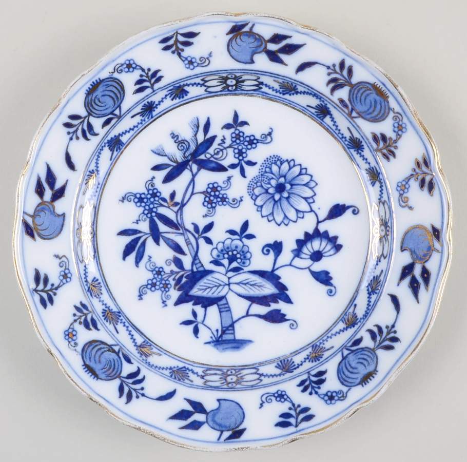 Meissen Luncheon Plate by Brown, Westhead & Moore-1