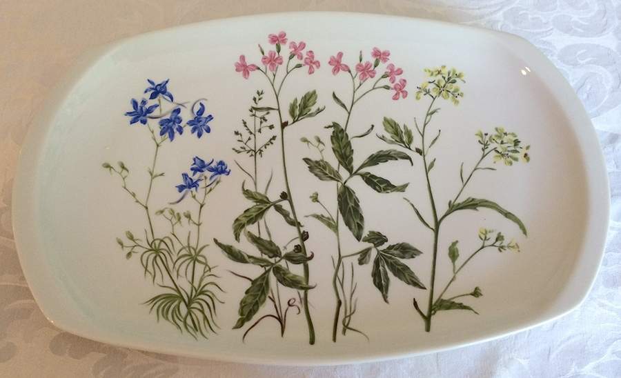 Alcee 14" Rectangular Serving Platter by Bernardaud-1