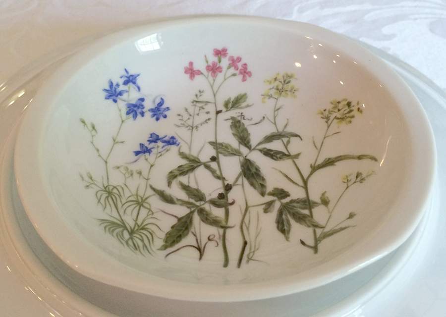 Alcee Fruit/Dessert (Sauce) Bowl by Bernardaud-1