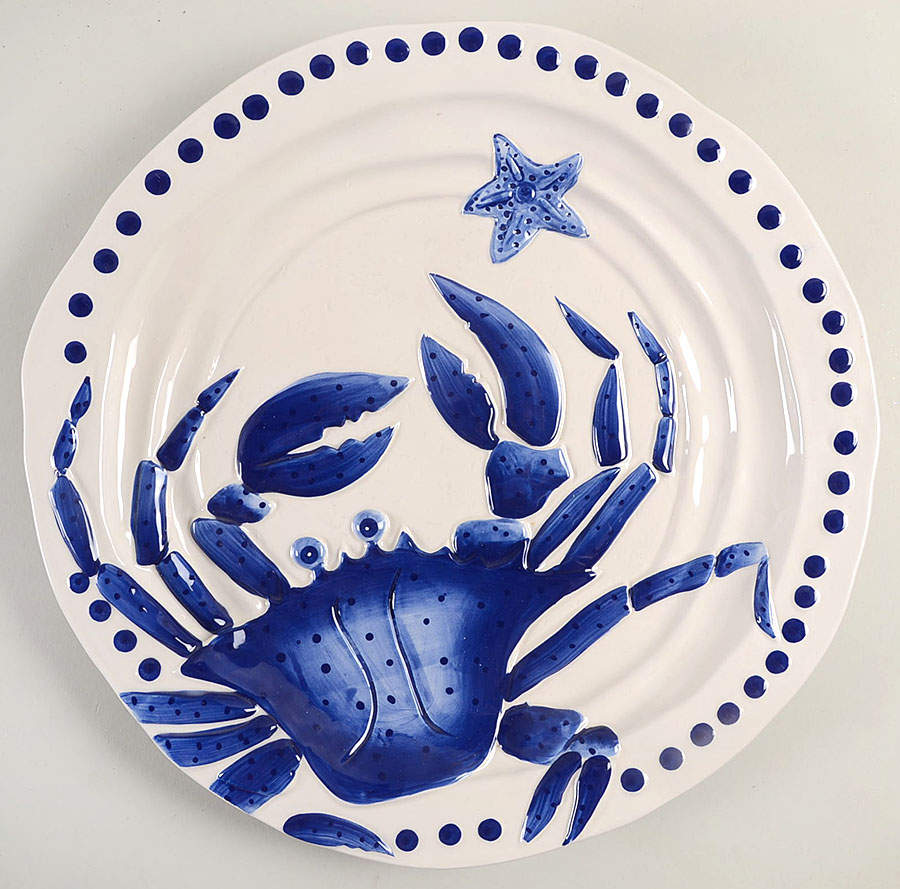 Magic Sea 15" Chop Plate (Round Platter) by Blue Sky-1