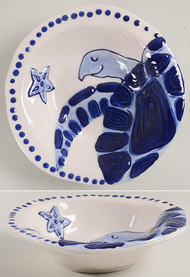 Magic Sea Rim Soup Bowl by Blue Sky-1