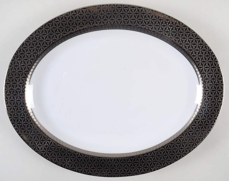 Divine 15" Oval Serving Platter by Bernardaud-1