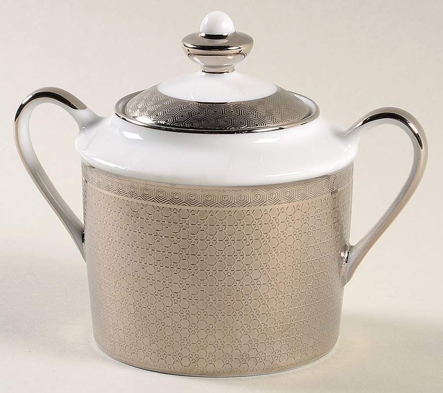 Divine Sugar Bowl & Lid by Bernardaud-1