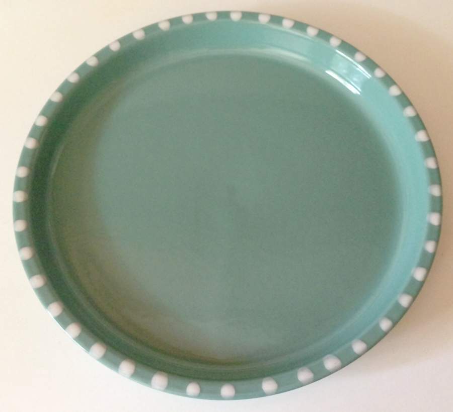 Rhythm Teal Dinner Plate by Block-1