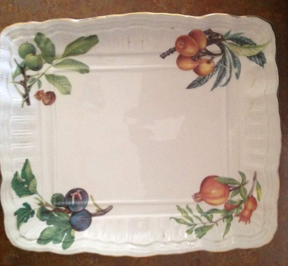 BHX4 Cheese Dish with Lid, Base Only (Wedge) by Bristol House-China-1