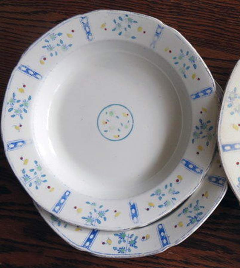BUL77 Rim Soup Bowl by Burgess & Leigh-1