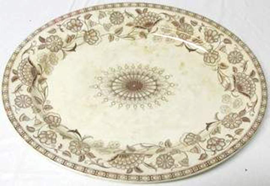 Nottingham 18" Oval Serving Platter by Brownfield-1
