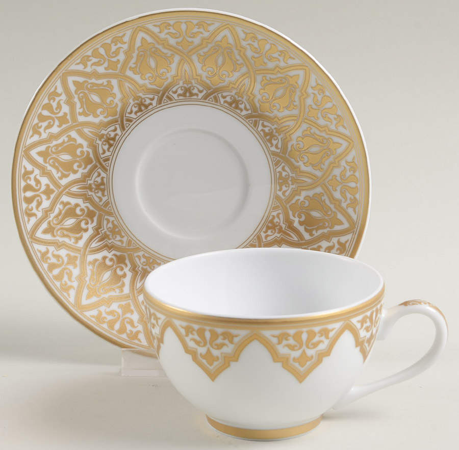 Venise Flat Cup & Saucer Set by Bernardaud-1