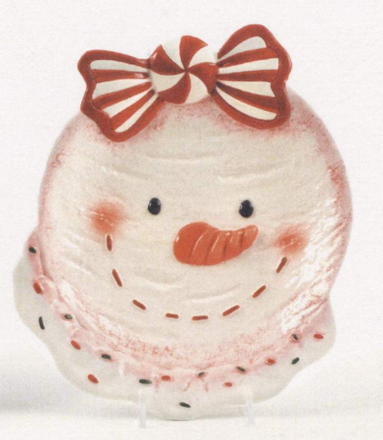 Ice Cream Snowman Salad Plate by Baum Brothers-1
