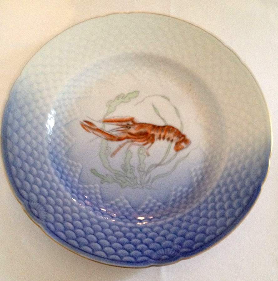 BIG98 Blue Dinner Plate by Bing & Grondahl-1