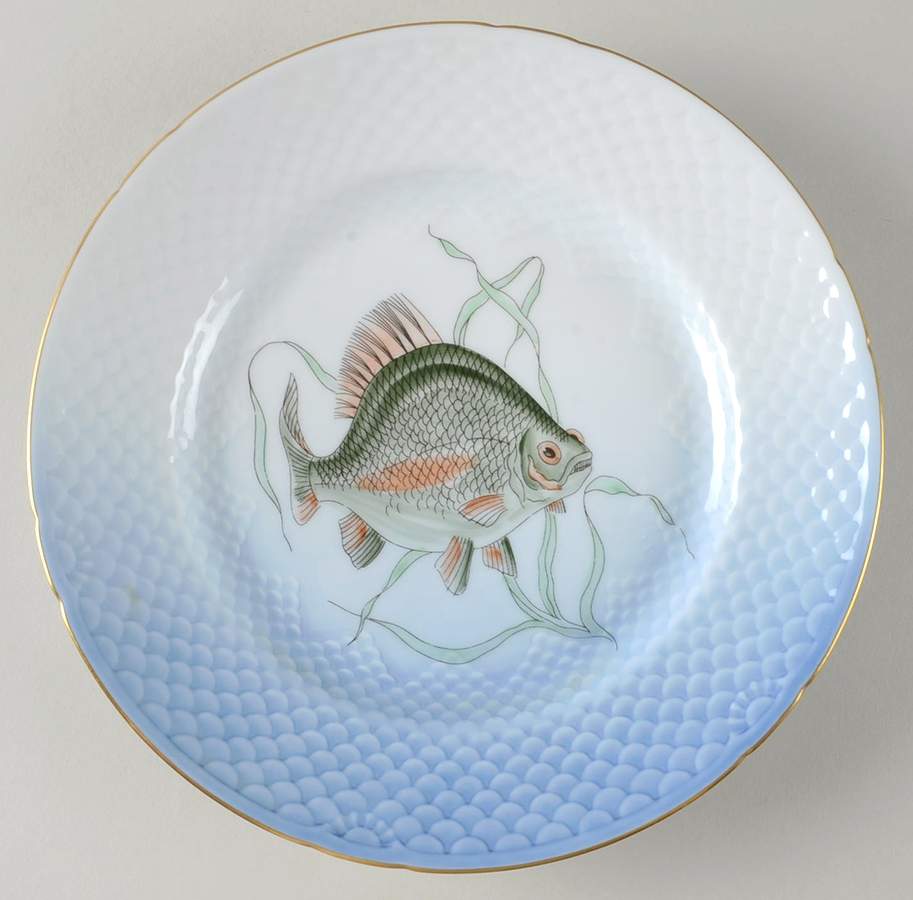 BIG98 Blue Luncheon Plate by Bing & Grondahl-1