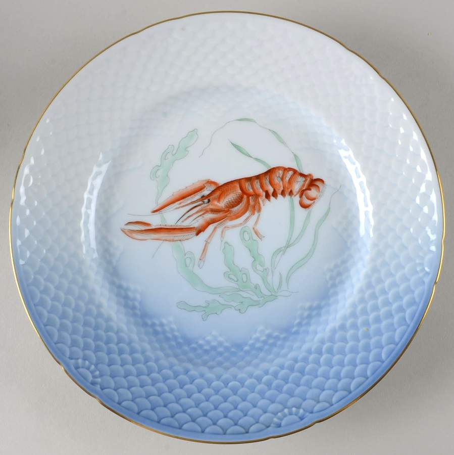 BIG98 Blue Luncheon Plate by Bing & Grondahl-1