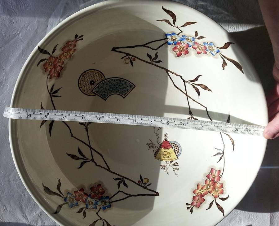 Japanese Bowl for Large Pitcher & Bowl Set by Booths-1