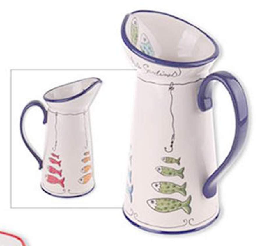 Petite Sardine Large Pitcher by Blue Sky-1