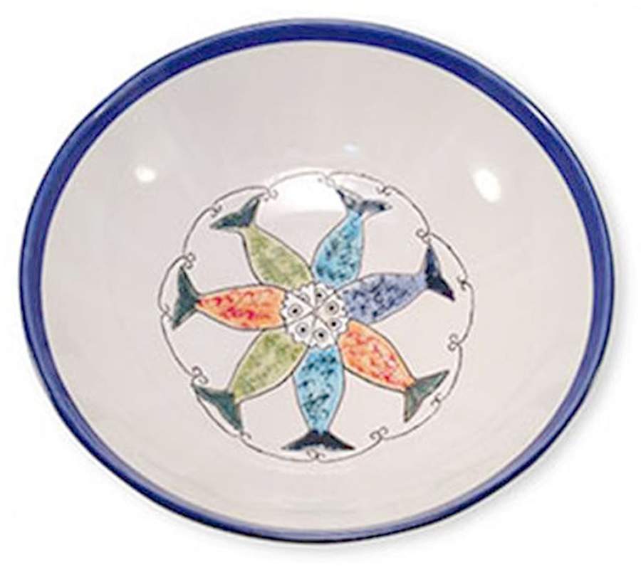 Petite Sardine 12" Pasta Serving Bowl by Blue Sky-1