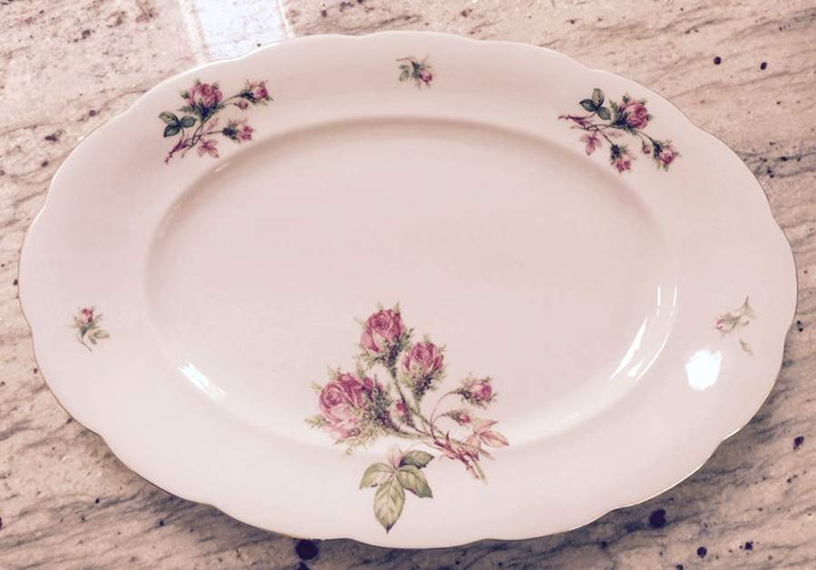 BAV526 12" Oval Serving Platter by Bavaria-1