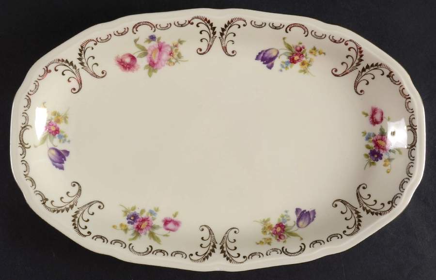 BAV528 12" Oval Serving Platter by Bavaria-1