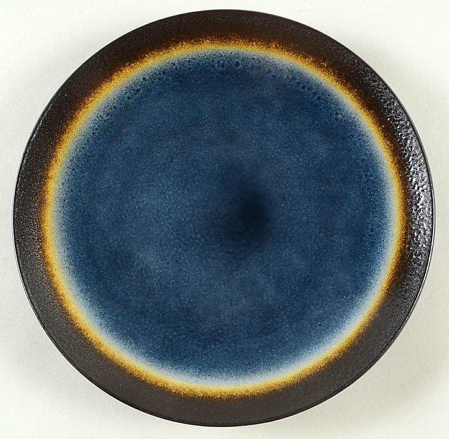 Galaxy Coupe Denim Blue Salad Plate by Baum Brothers-1