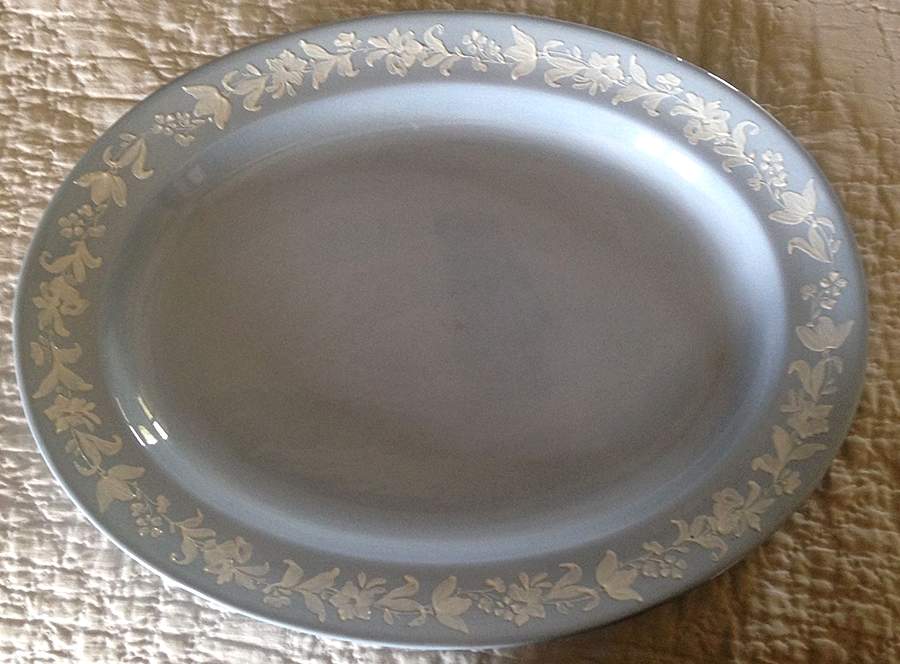 A6415 14" Oval Serving Platter by Booths-1