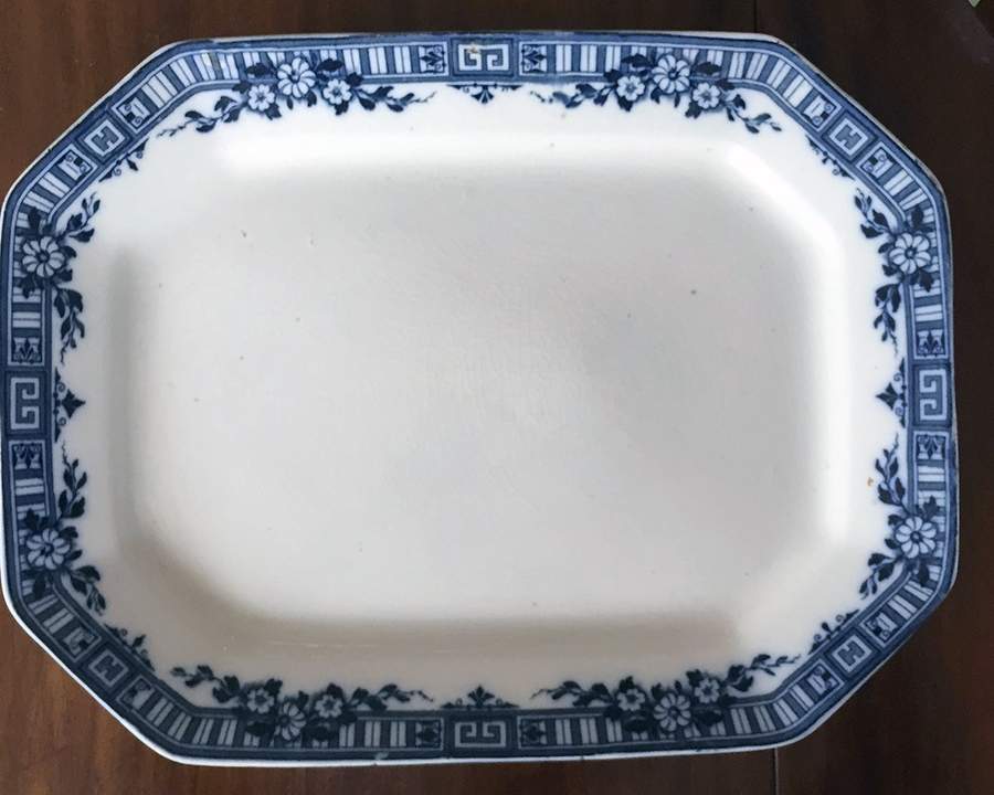 Selwyn 15" Rectangular Serving Platter by Burgess & Leigh-1