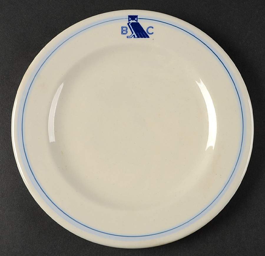 BRP188 Dessert/Pie Plate by Blue Ridge Southern Pottery-1