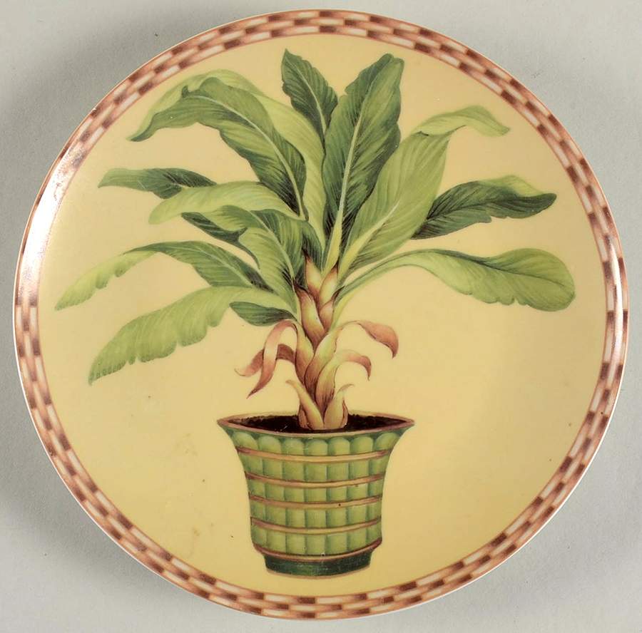 Palm Trees Collection Show Or Decorative Plate (Charger) by Baum Brothers-1