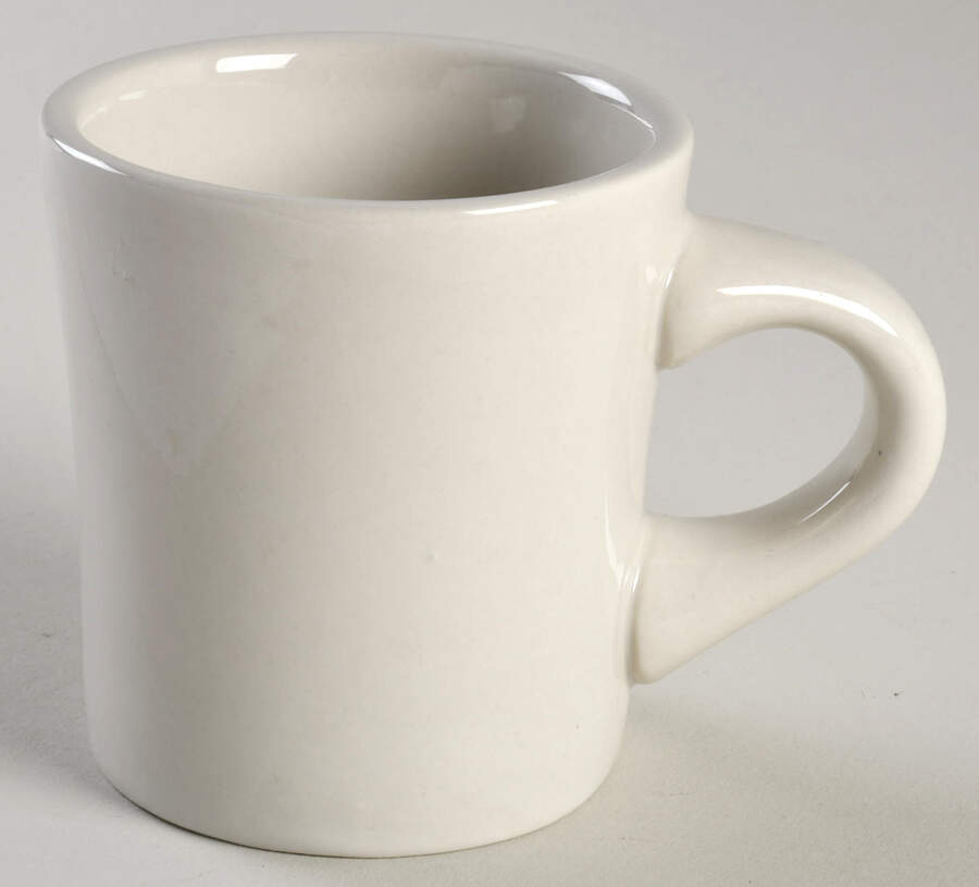 Cream White Mug by Buffalo Pottery-1