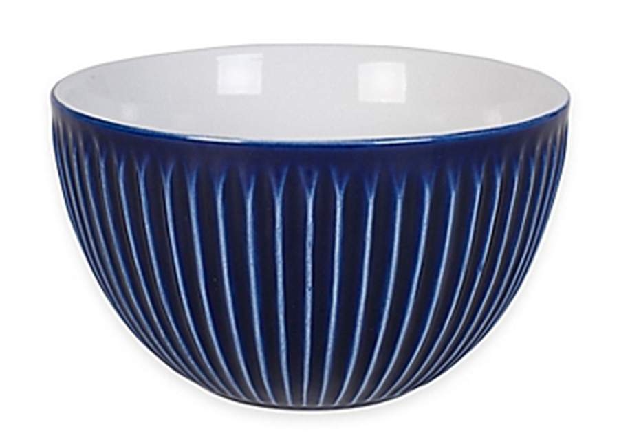 Bistro Blue Line Soup/Cereal Bowl by Fitz and Floyd-1