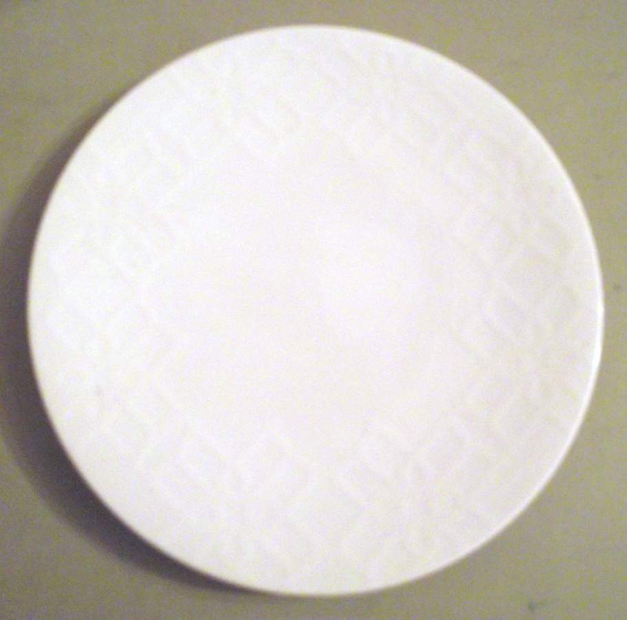 Whitney White Bread & Butter Plate by B By Brandie (Brandie Gehan)-1