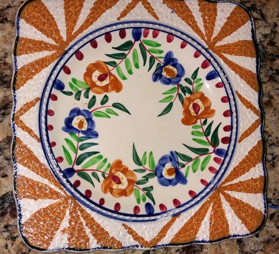 BAK31 Square Salad Plate by Baker & Co-1