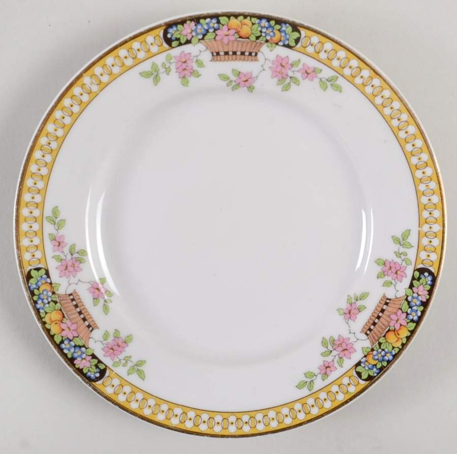Winton (Design on Edge) Bread & Butter Plate by Bernardaud-1